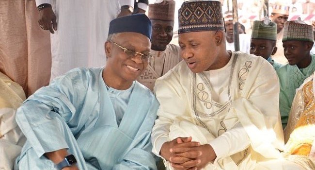 Nasir El-Rufai and Gov. Uba Sani of Kaduna State