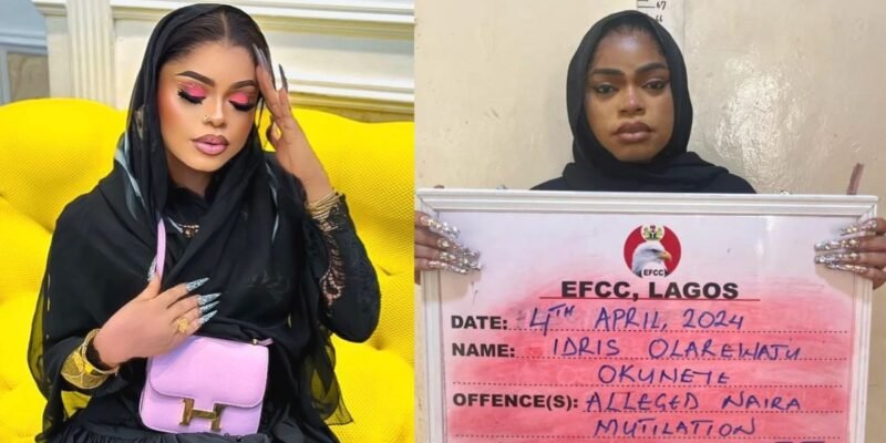 Bobrisky goes to jail