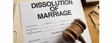 Marriage dissolution document