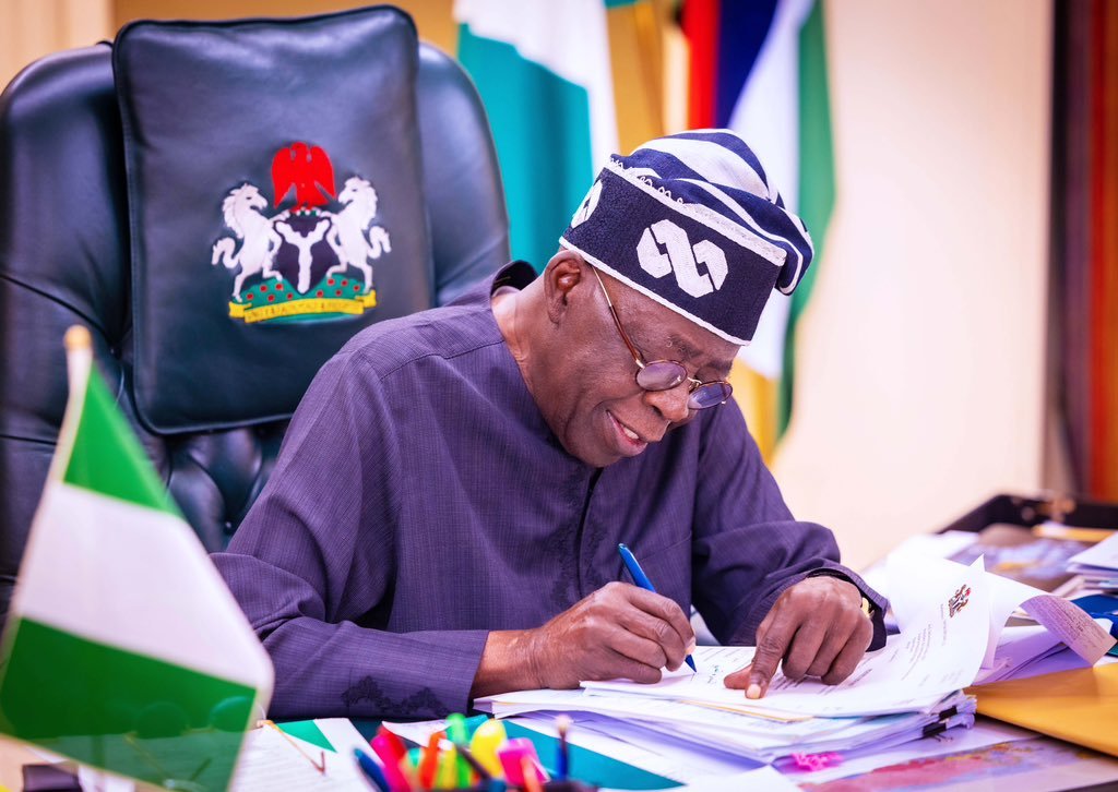 Tinubu writing