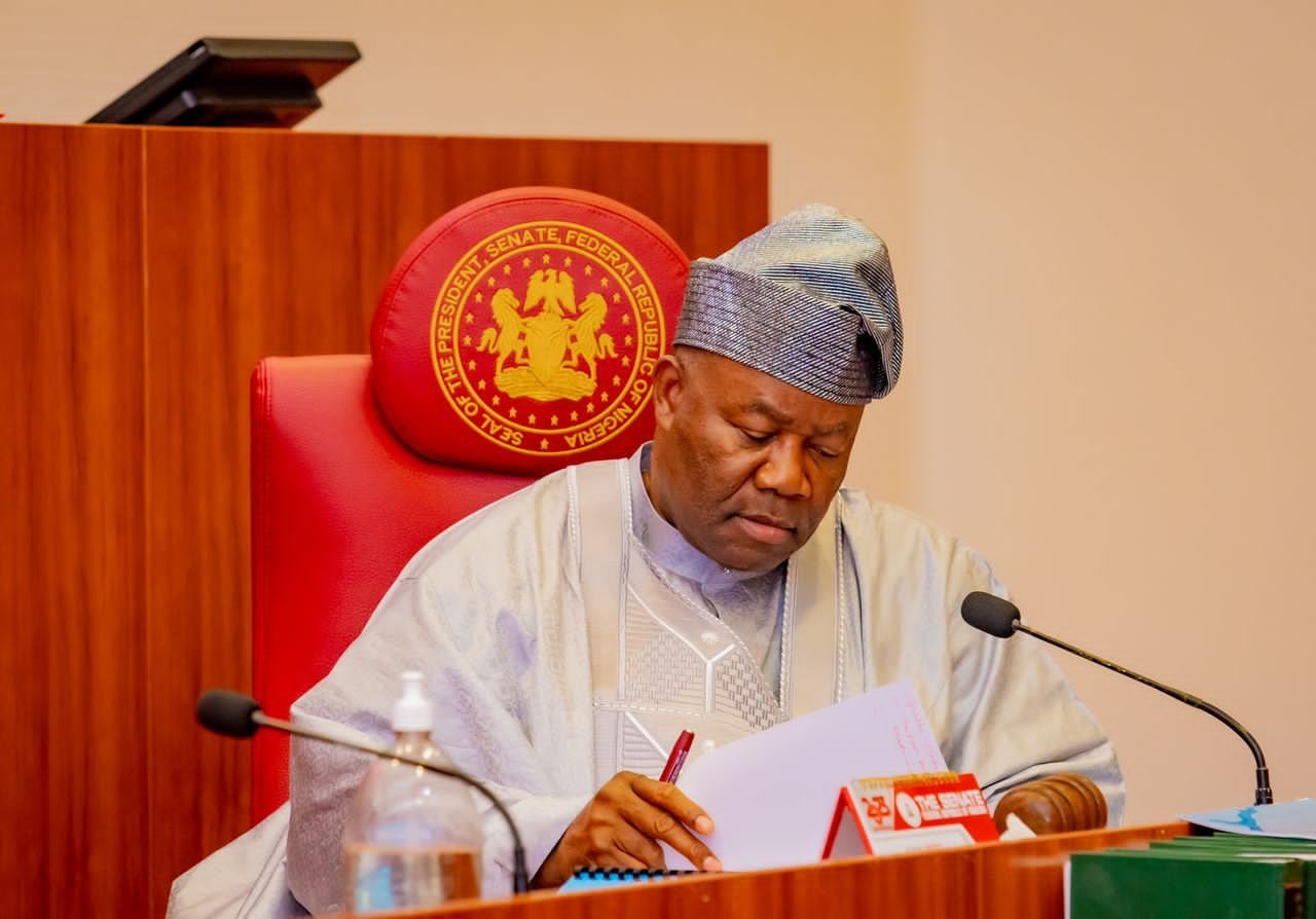 Senate president, Godswill Akpabio