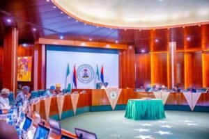 council chamber of Aso Rock villa