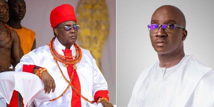 Senator Monday and Oba of benin