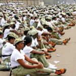 Image of NYSC members during parade