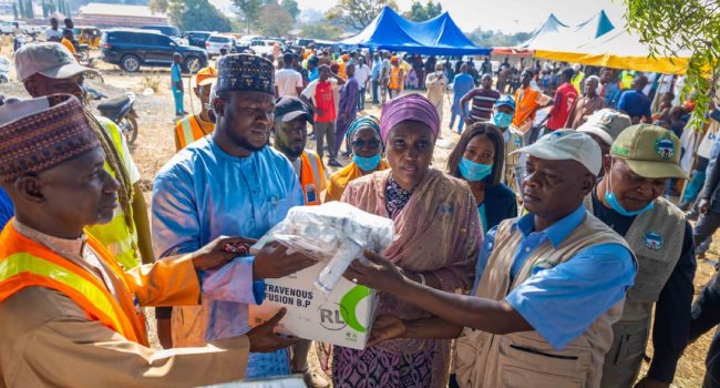 NEMA distributes relief materials to victims of Niger tanker explosion